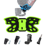 Bộ Chuyển Đổi Gắn Mũ Bảo Hiểm Hình Bướm với Cánh Tay Xoay 3 Chiều & Khóa J-Hook & Vít Dài cho GoPro, Insta360, DJI và Các Camera Hành Động Khác, Gắn Mũ Bảo Hiểm Hình Bướm với Cánh Tay Xoay & Khóa J-Hook