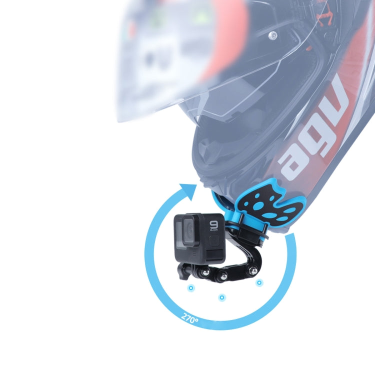 Bộ Chuyển Đổi Gắn Mũ Bảo Hiểm Hình Bướm với Cánh Tay Xoay 3 Chiều & Khóa J-Hook & Vít Dài cho GoPro, Insta360, DJI và Các Camera Hành Động Khác, Gắn Mũ Bảo Hiểm Hình Bướm với Cánh Tay Xoay & Khóa J-Hook