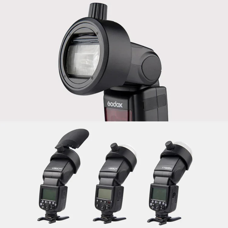 Godox Bộ Chuyển Đổi Hình Tròn S-R1 Cho Đèn Flash Godox TT685 / V860II / V350 / TT600, S-R1