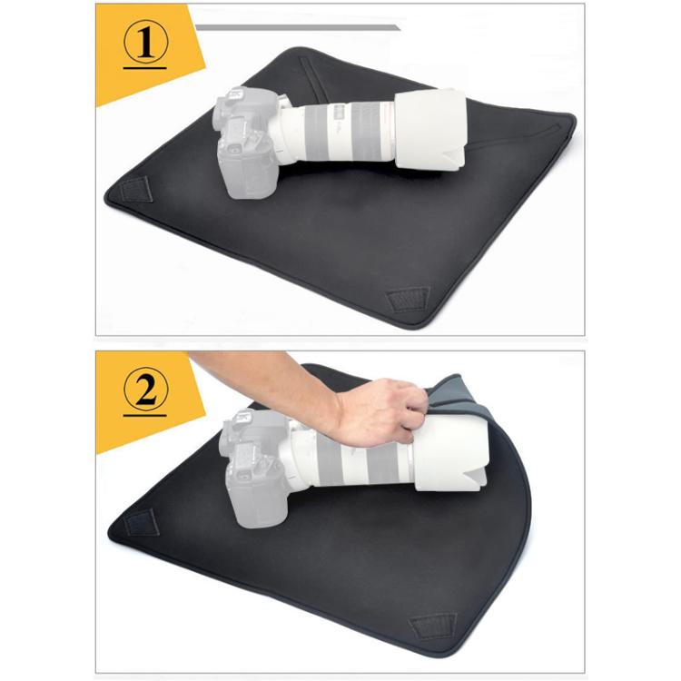 Túi Neoprene Chống Sốc Magic Wrap Blanket cho Ống Kính Máy Ảnh Canon / Nikon / Sony, Kích thước: 55 x 55cm, 55 x 55cm