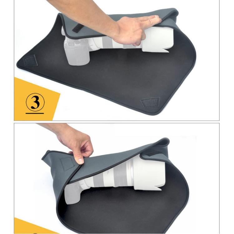 Túi Neoprene Chống Sốc Magic Wrap Blanket cho Ống Kính Máy Ảnh Canon / Nikon / Sony, Kích thước: 55 x 55cm, 55 x 55cm