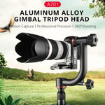 Đầu chân máy gimbal ngang 360 độ YELANGU A201 cho máy ảnh DV và SLR, A201