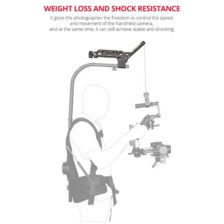Cánh tay giảm chấn chống sốc YELANGU BF01, Tải trọng: 3-15kg, Đầu giảm chấn BF01, Tải trọng: 3-15kg