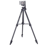 Chân máy gấp 4 đoạn YUNTENG VCT-680RM hợp kim nhôm với đầu chân máy ba chiều cho DSLR & máy ảnh kỹ thuật số, Chiều cao điều chỉnh: 46-138cm