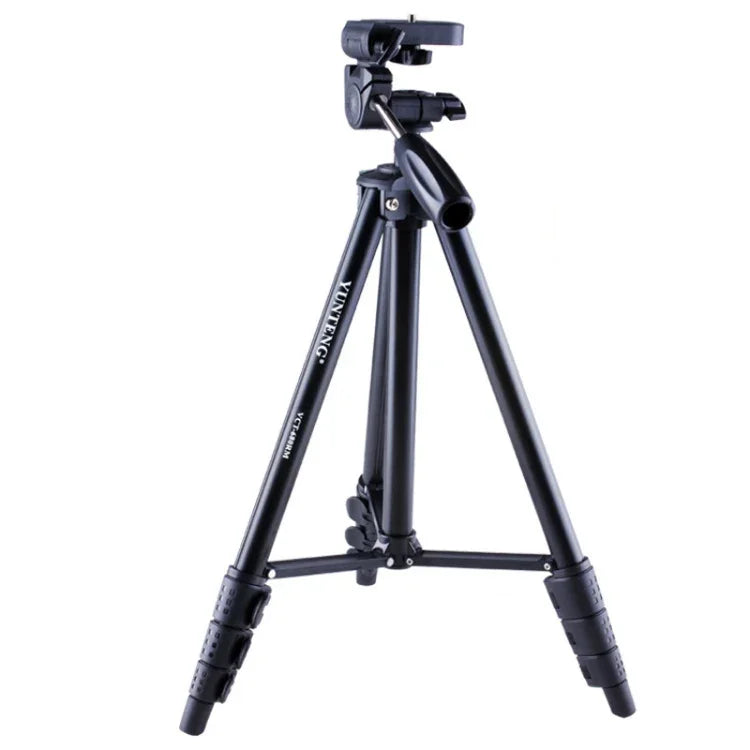 Chân máy gấp 4 đoạn YUNTENG VCT-680RM hợp kim nhôm với đầu chân máy ba chiều cho DSLR & máy ảnh kỹ thuật số, Chiều cao điều chỉnh: 46-138cm