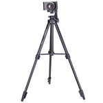 Chân máy gấp 4 đoạn YUNTENG VCT-680RM hợp kim nhôm với đầu chân máy ba chiều cho DSLR & máy ảnh kỹ thuật số, Chiều cao điều chỉnh: 46-138cm