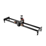 Thanh trượt ghép nối 60cm YELANGU L4X-60ET + Khóa ray xe đẩy với đầu bi cho máy ảnh SLR / máy quay video, L4X-60ET 60cm