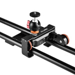 Thanh trượt ghép nối 60cm YELANGU L4X-60ET + Khóa ray xe đẩy với đầu bi cho máy ảnh SLR / máy quay video, L4X-60ET 60cm