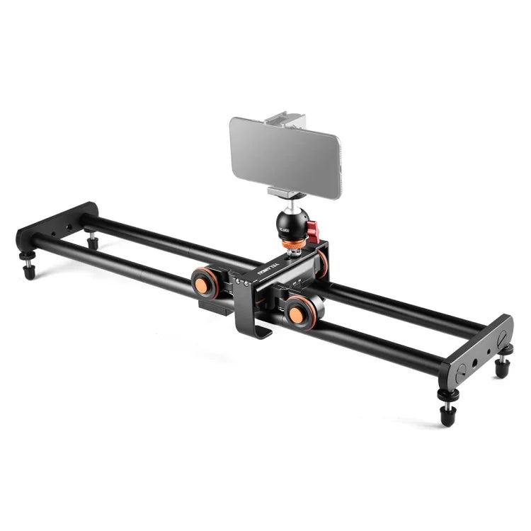 Thanh trượt ghép nối 60cm YELANGU L4X-60ET + Khóa ray xe đẩy với đầu bi cho máy ảnh SLR / máy quay video, L4X-60ET 60cm
