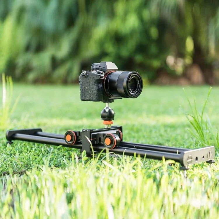 Thanh trượt ghép nối 60cm YELANGU L4X-60ET + Khóa ray xe đẩy với đầu bi cho máy ảnh SLR / máy quay video, L4X-60ET 60cm