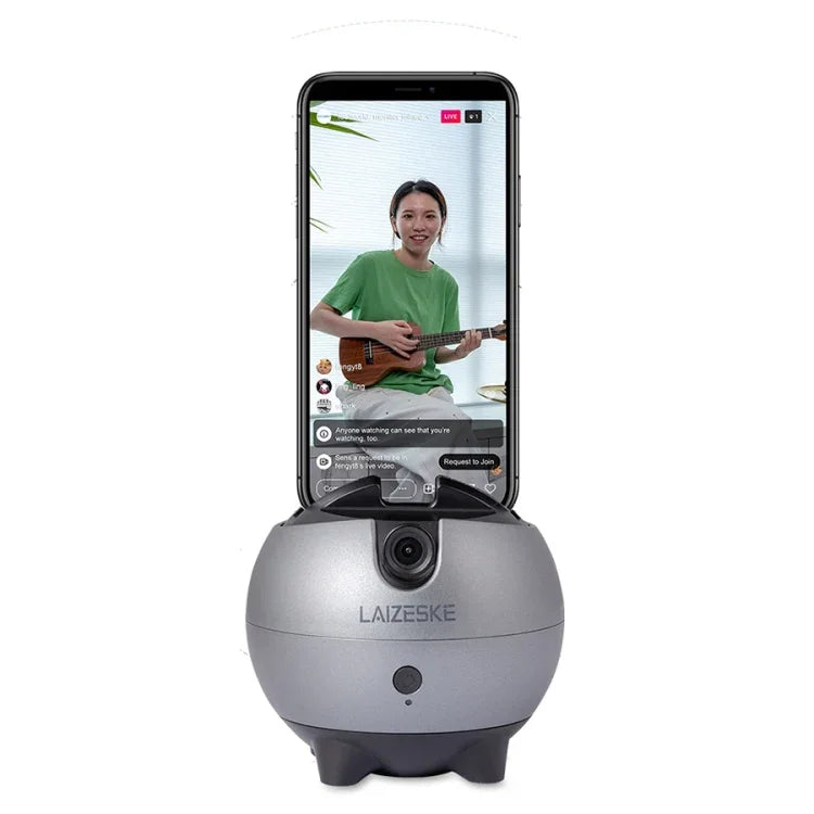 LAIZESKE LA8 Giá Đỡ Điện Thoại Tự Động Theo Dõi 360 Độ Robot Thông Minh Quay Phim, LA8