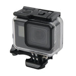 Vỏ bảo vệ chống nước 45m + Ốp lưng cảm ứng cho GoPro HERO MỚI /HERO6 /5, kèm khóa gắn cơ bản & ốc vít, không cần tháo ống kính, Màn hình cảm ứng (Trong suốt)