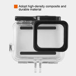 Vỏ bảo vệ chống nước 45m + Ốp lưng cảm ứng cho GoPro HERO MỚI /HERO6 /5, kèm khóa gắn cơ bản & ốc vít, không cần tháo ống kính, Màn hình cảm ứng (Trong suốt)