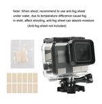 Vỏ bảo vệ chống nước 45m + Ốp lưng cảm ứng cho GoPro HERO MỚI /HERO6 /5, kèm khóa gắn cơ bản & ốc vít, không cần tháo ống kính, Màn hình cảm ứng (Trong suốt)