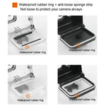 Vỏ bảo vệ chống nước 45m + Ốp lưng cảm ứng cho GoPro HERO MỚI /HERO6 /5, kèm khóa gắn cơ bản & ốc vít & bộ lọc (Tím, Đỏ, Hồng), không cần tháo ống kính, Màn hình cảm ứng + Bộ lọc (Trong suốt)