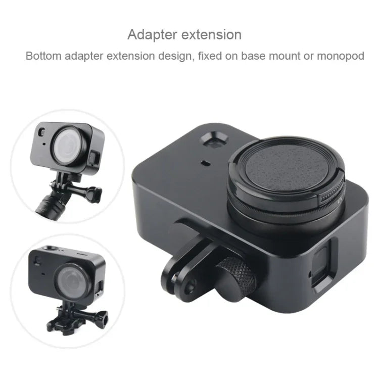 Khung bảo vệ vỏ nhôm hợp kim kèm ống kính lọc 37mm & nắp ống kính & ốc vít cho máy ảnh nhỏ Xiaomi Mijia