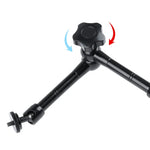 Cần Ma Thuật Khớp Ma Sát Điều Chỉnh 11 inch + Kẹp Móng Vuốt Lớn với Kẹp Điện Thoại, Cần Ma Thuật 11 inch + Kẹp Móng Vuốt với Kẹp Điện Thoại