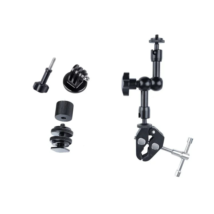 Cánh Tay Ma Thuật Ma Sát Điều Chỉnh 7 inch + Kẹp Móng Vuốt Lớn, Cánh Tay Ma Thuật 7 inch + Kẹp Móng Vuốt