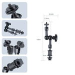 Cánh Tay Ma Thuật Ma Sát Điều Chỉnh 7 inch + Kẹp Móng Vuốt Lớn, Cánh Tay Ma Thuật 7 inch + Kẹp Móng Vuốt