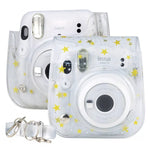 Túi Máy Ảnh Cứng PVC Pha Lê Stars Có Dây Đeo Vai Cho FUJIFILM Instax Mini 11, Trong Suốt