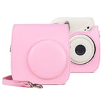 Túi Ốp Da PU Retro Bao Toàn Thân Máy Ảnh Có Dây Đeo cho FUJIFILM instax mini 7+, Dành cho FUJIFILM instax mini 7+