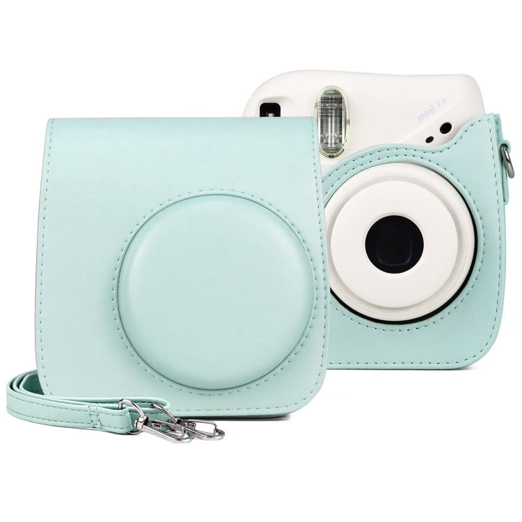 Túi Ốp Da PU Retro Bao Toàn Thân Máy Ảnh Có Dây Đeo cho FUJIFILM instax mini 7+, Dành cho FUJIFILM instax mini 7+