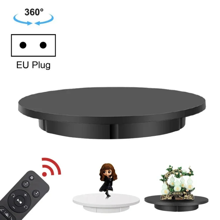 Đế Quay Hiển Thị Quay Video Điện 42cm, Tải Trọng: 100kg, Nguồn Cắm, Phích Cắm EU, 42cm, Phích Cắm EU