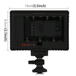 Đèn LED Chiếu Sáng Video Ánh Sáng Trắng HD-160 Gắn Trên Máy Ảnh Cho Canon, Nikon, Máy Ảnh DSLR với 3 Tấm Lọc, HD-160