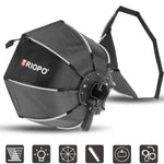 Hộp khuếch tán mềm hình bát giác TRIOPO KS2-55 55cm tốc độ tải nhanh cho đèn Speedlite, KS2-55