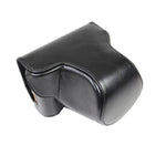 Túi đựng máy ảnh da PU toàn thân có dây đeo cho FUJIFILM X-A7 / X-A20 (ống kính 15-55mm), Dành cho FUJI X-A7