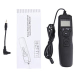 Bộ điều khiển từ xa màn hình LCD RST-7002 cho chụp time lapse, bộ hẹn giờ kỹ thuật số, dây C8 cho máy ảnh CANON 1D/1DS/50D/40D/30D/20D/10D/5D/7D, RST-7002