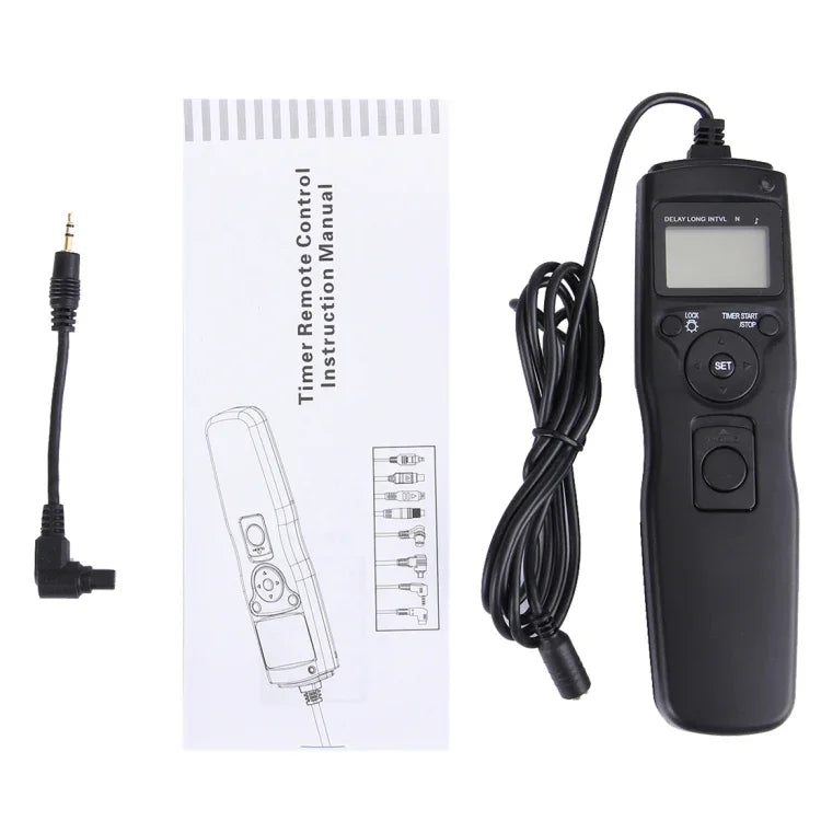 Bộ điều khiển từ xa màn hình LCD RST-7002 cho chụp time lapse, bộ hẹn giờ kỹ thuật số, dây C8 cho máy ảnh CANON 1D/1DS/50D/40D/30D/20D/10D/5D/7D, RST-7002