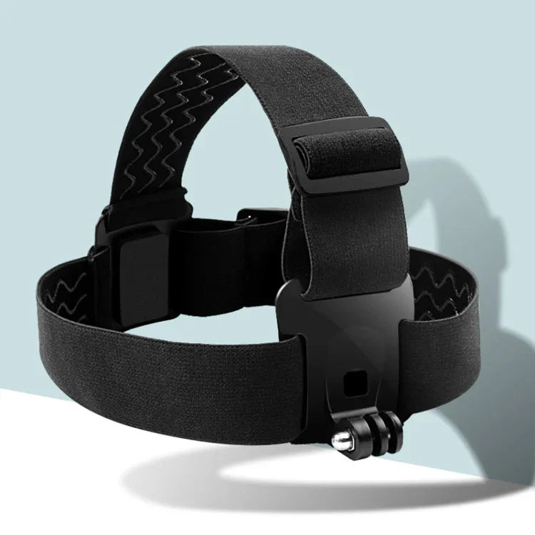 Dây đeo đầu co giãn có kẹp điện thoại & ốc vít & adapter kiểu S cho GoPro HERO10 Black / HERO9 Black /8 /7 /6 /5, Xiaoyi và các máy quay hành động khác, điện thoại thông minh