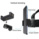 Dây đeo đầu co giãn có kẹp điện thoại & ốc vít & adapter kiểu S cho GoPro HERO10 Black / HERO9 Black /8 /7 /6 /5, Xiaoyi và các máy quay hành động khác, điện thoại thông minh