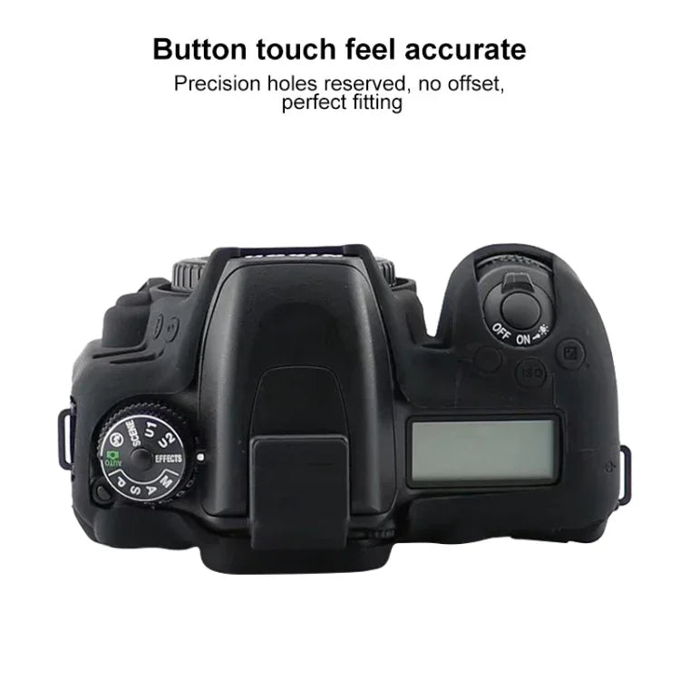 Ốp Bảo Vệ Silicone Mềm cho Nikon D7500, Dành cho Nikon D7500