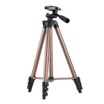 Chân máy gập 4 đoạn hợp kim nhôm 130cm với đầu ba chiều, L-3130 Bạc, L-3130 Đen, L-3130 Vàng Champagne