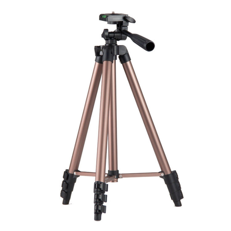 Chân máy gập 4 đoạn hợp kim nhôm 130cm với đầu ba chiều, L-3130 Bạc, L-3130 Đen, L-3130 Vàng Champagne