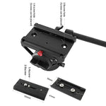 Đầu chân máy hành động kéo trượt chất lỏng panorama 360 độ chịu lực BEXIN VH-105, VH-105