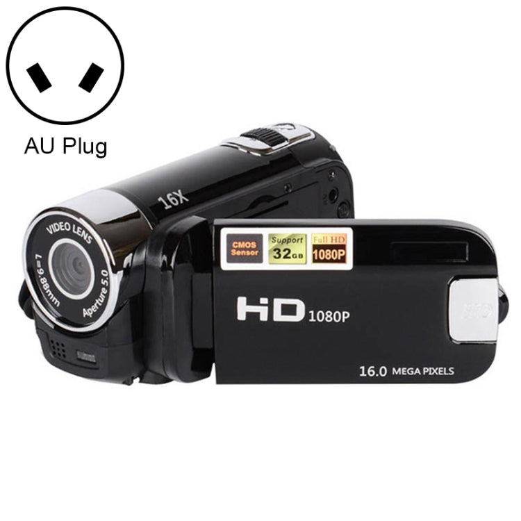 Máy Ảnh DV Du Lịch Gia Đình 16 Triệu Pixel Zoom Kỹ Thuật Số 16X HD, Phích Cắm AU, Phích Cắm AU