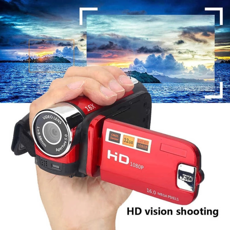 Máy Ảnh DV Du Lịch Gia Đình 16 Triệu Pixel Zoom Kỹ Thuật Số 16X HD, Phích Cắm AU, Phích Cắm AU