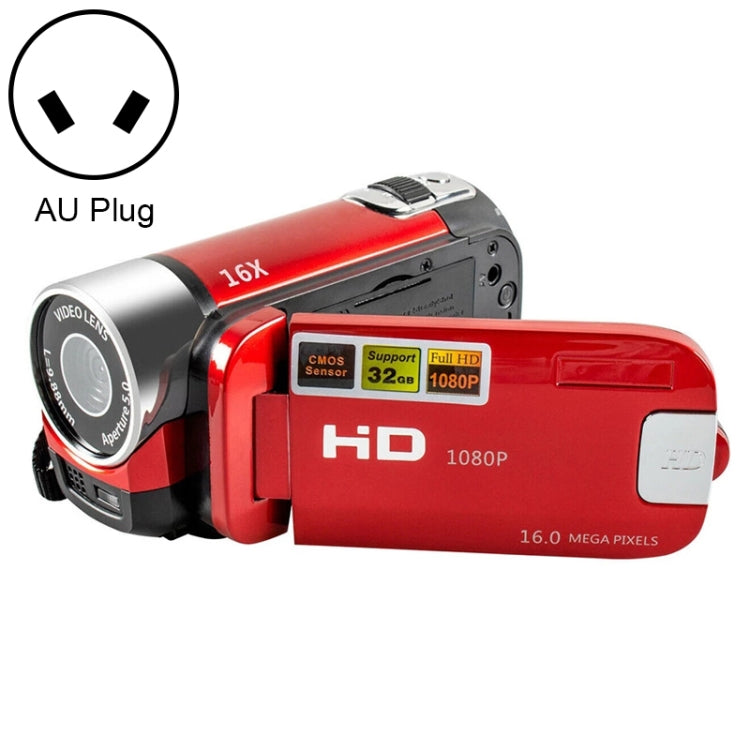 Máy Ảnh DV Du Lịch Gia Đình 16 Triệu Pixel Zoom Kỹ Thuật Số 16X HD, Phích Cắm AU, Phích Cắm AU