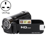 Máy ảnh kỹ thuật số du lịch gia đình 16X Zoom HD 16 triệu điểm ảnh, phích cắm UK, phích cắm UK