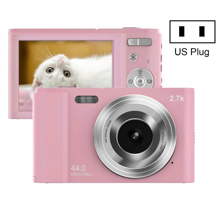 Máy ảnh kỹ thuật số DC302 2.88 inch 44MP 16X Zoom 2.7K Full HD cho trẻ em, phích cắm US, DC302, phích cắm US