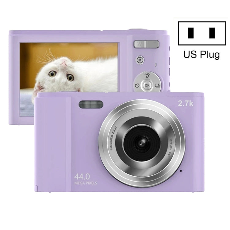 Máy ảnh kỹ thuật số DC302 2.88 inch 44MP 16X Zoom 2.7K Full HD cho trẻ em, phích cắm US, DC302, phích cắm US