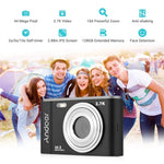 Máy ảnh kỹ thuật số DC302 2.88 inch 44MP 16X Zoom 2.7K Full HD cho trẻ em, phích cắm US, DC302, phích cắm US