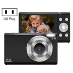 Máy ảnh kỹ thuật số DC402 2.4 inch 44MP zoom 16X 1080P Full HD cho trẻ em, phích cắm US