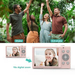 Máy ảnh kỹ thuật số DC402 2.4 inch 44MP zoom 16X 1080P Full HD cho trẻ em, phích cắm US