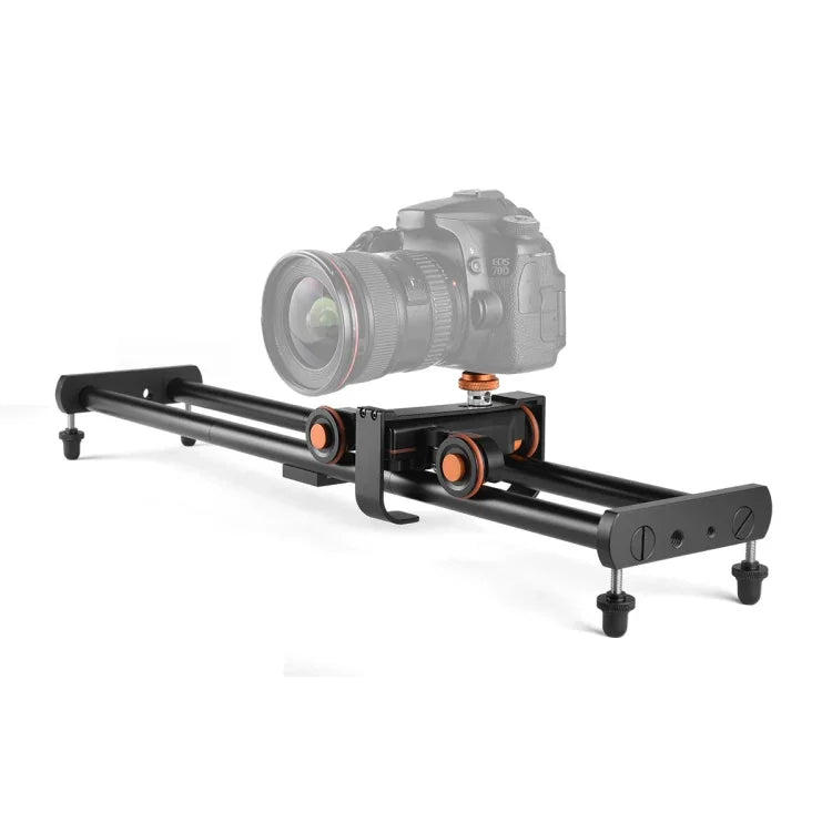 Ray trượt ghép nối hợp kim nhôm 60cm YELANGU L4X-BE YLG1817A + xe kéo bánh xe video 3 bánh cho máy ảnh SLR / máy quay video, ray 60cm L4X-BE + xe kéo