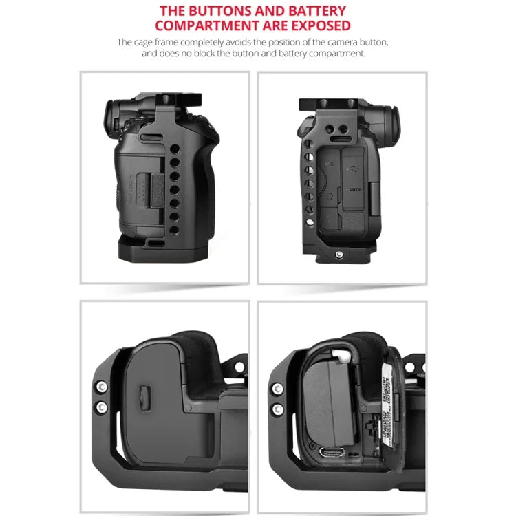 Khung Ổn Định Camera Quay Phim YELANGU C22-A YLG0334B-A cho Canon EOS R5/R6/R, YLG0334B-A