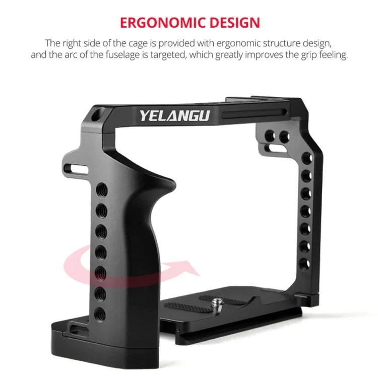 Khung Ổn Định Camera Quay Phim YELANGU C22-A YLG0334B-A cho Canon EOS R5/R6/R, YLG0334B-A